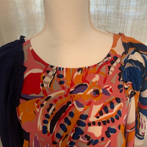 Anthropologie Maeve Shift Silk Dress - Picture 5 of 8